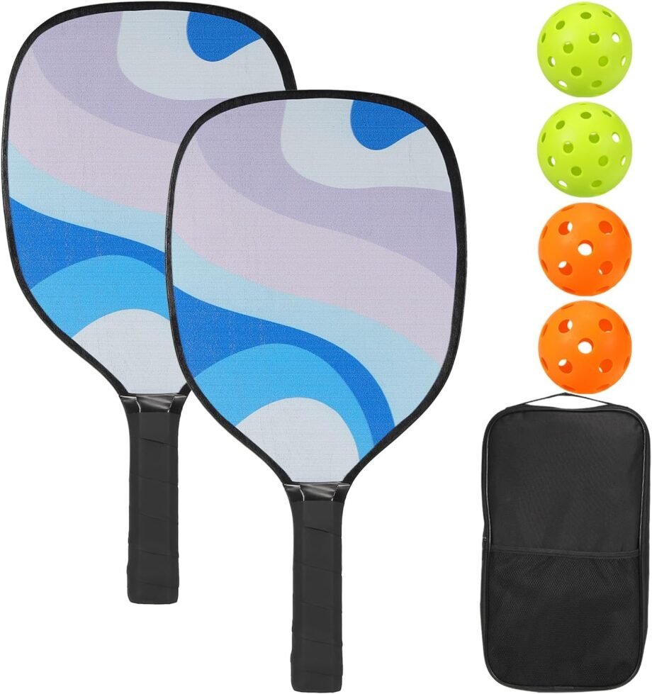 Serve Up Some Fun: PATIKIL Pickleball Paddles Set of 2 – Your Ultimate Game Companion!