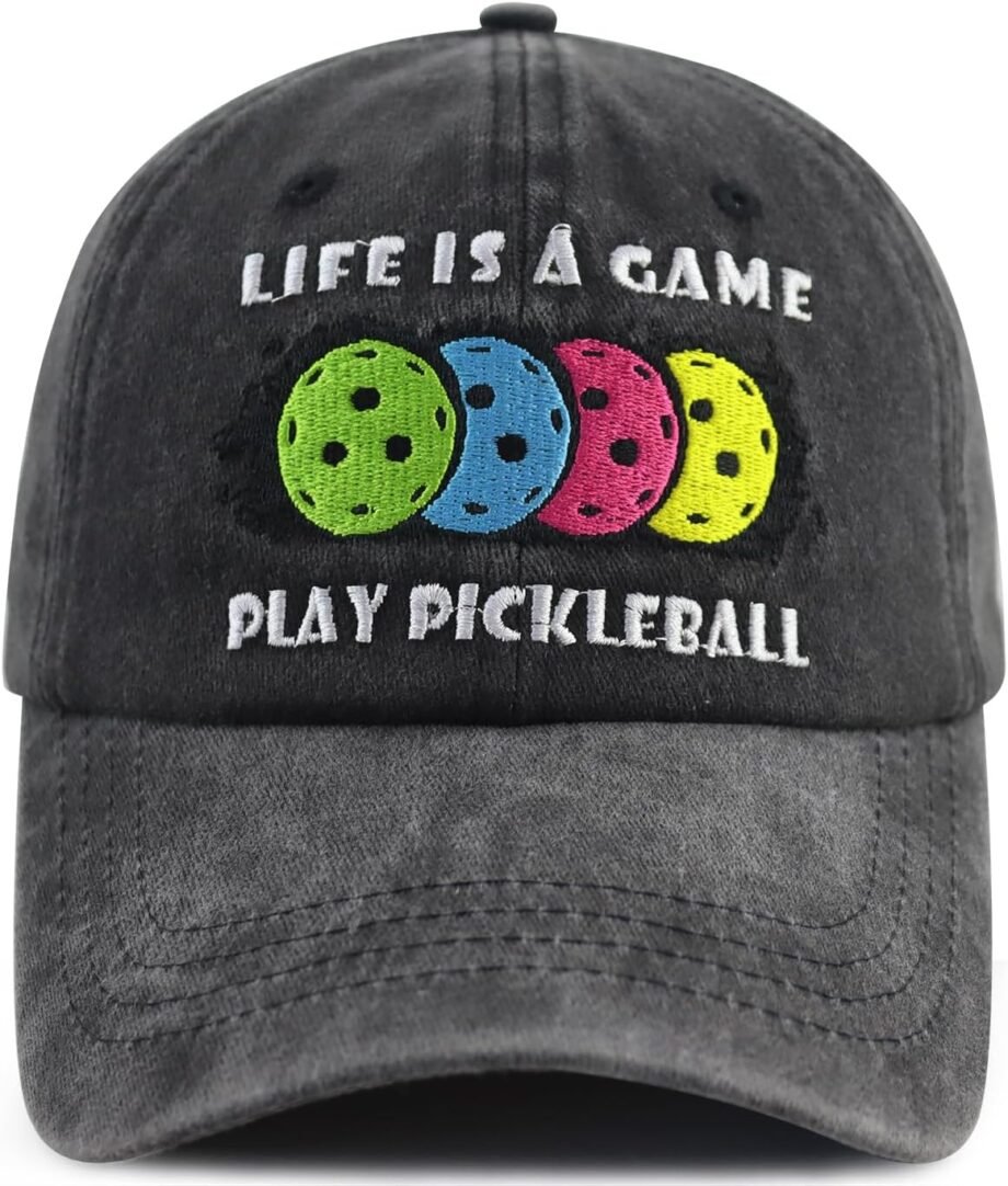 Level Up Your Game with the Life is a Game Play Pickleball Hat: The Perfect Gift for Pickleball Lovers!