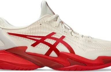 Game On: Unleashing Performance with ASICS Men's Court FlyteFoam 3 Tennis Shoes!
