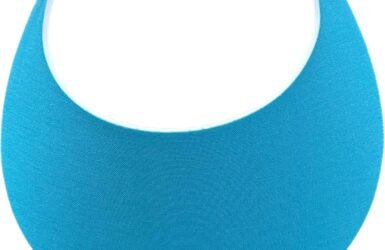 Stay Cool in Style: Review of the Solid Aqua Pickleball Fashion Fabric Foam Sun Visor for Women!