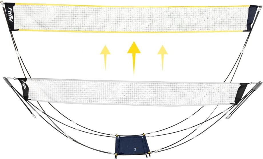 Serve Up Fun with the FIITY 2-in-1 Pickleball/Badminton Combo Set!