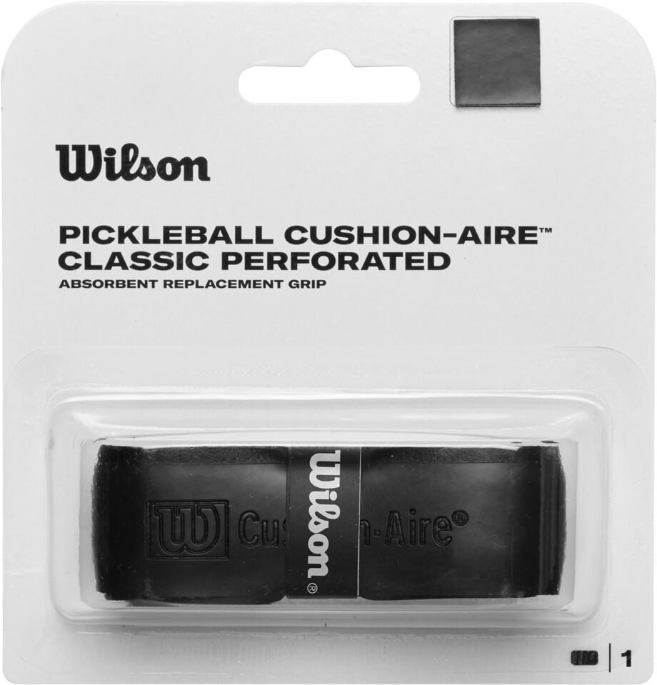 Grip It and Rip It: A Review of the WILSON Pickleball Cushion-Aire Classic Perforated Replacement Grip!