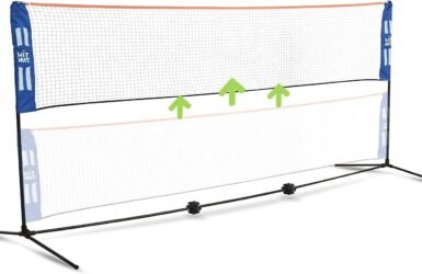 Smash It with JOOLA HIT MIT: The Ultimate Adjustable Badminton Net for All Your Multisport Adventures!