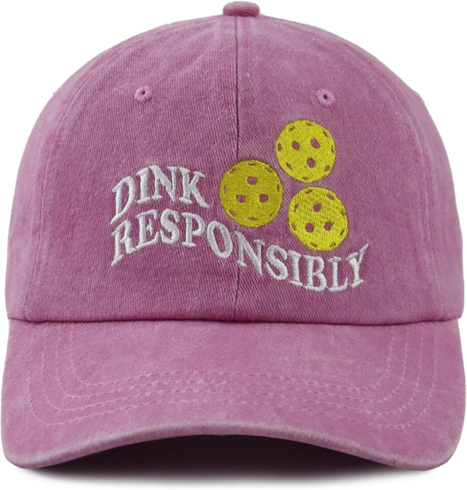 Dink Responsibly: The Ultimate Pickleball Hat for All Players!