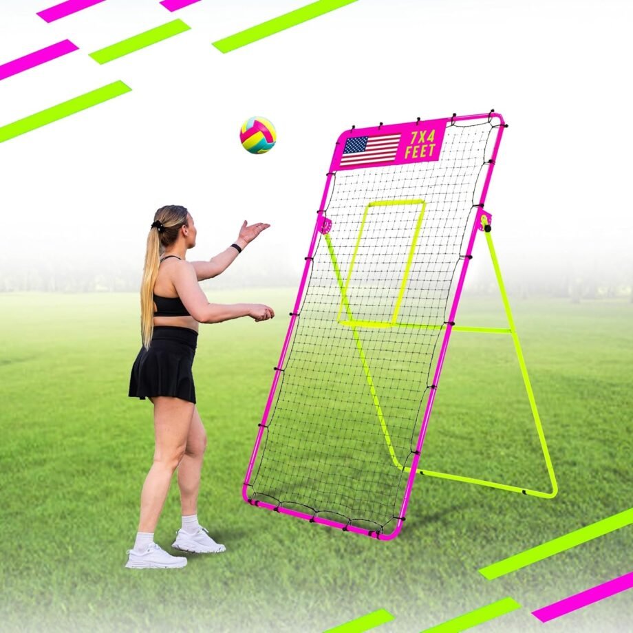 Bounce into Action: The Ultimate Review of the 7x4 Ft Volleyball Rebounder Net!