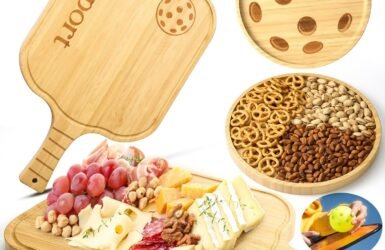 Serve Up Fun: Patelai Pickleball Charcuterie Boards Set – The Perfect Pickleball Gift for Game Day Gatherings!
