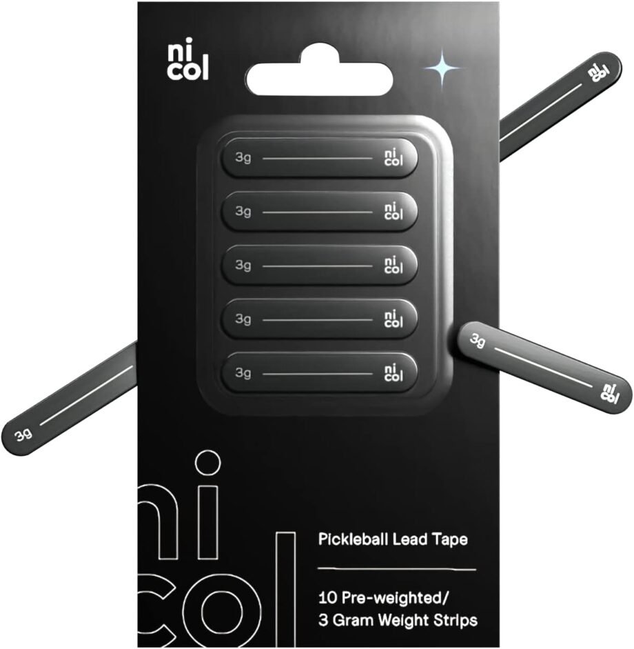 Customize Your Game: Unleash Power and Control with Nicol Pickleball Lead Tape!