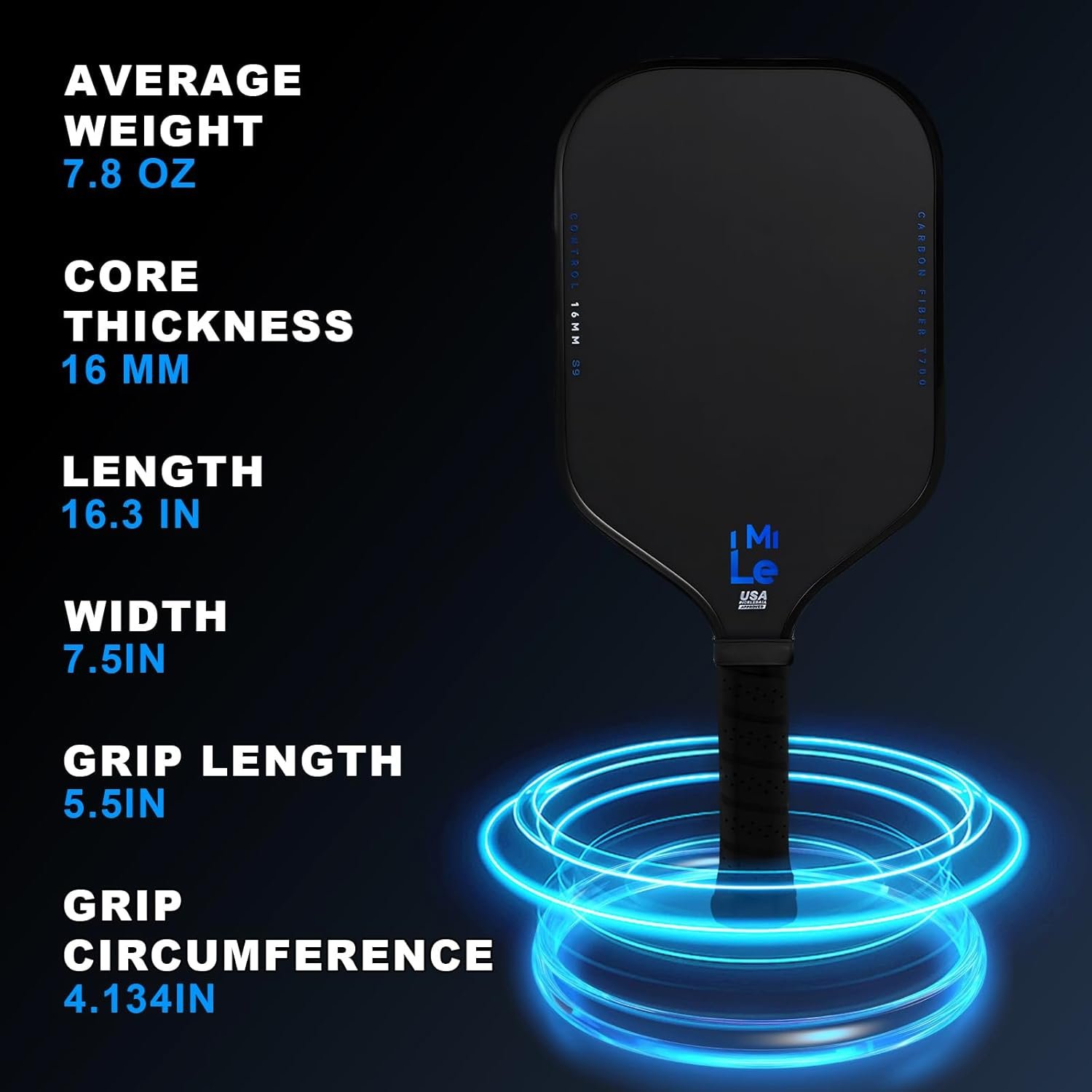 S9 Carbon Fiber Pickleball Paddle