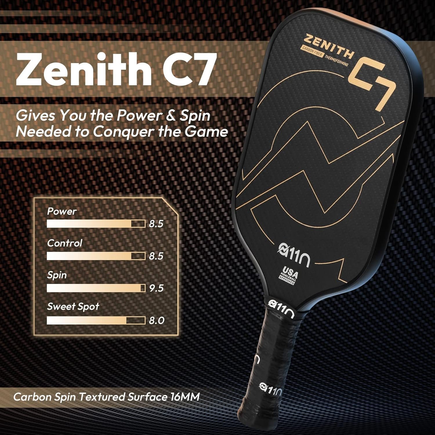 A11N Zenith C7 Pickleball Paddle