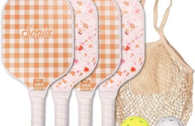 Pickleball Party: Unleashing Fun with Sonix's Set of 4 USAPA Approved Paddles!