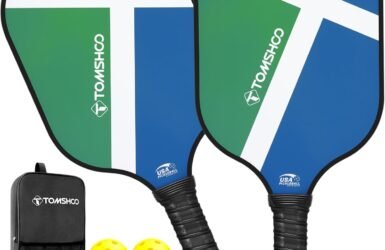Pickleball Perfection: Unleashing Fun with the TOMSHOO Pickleball Paddles Set!