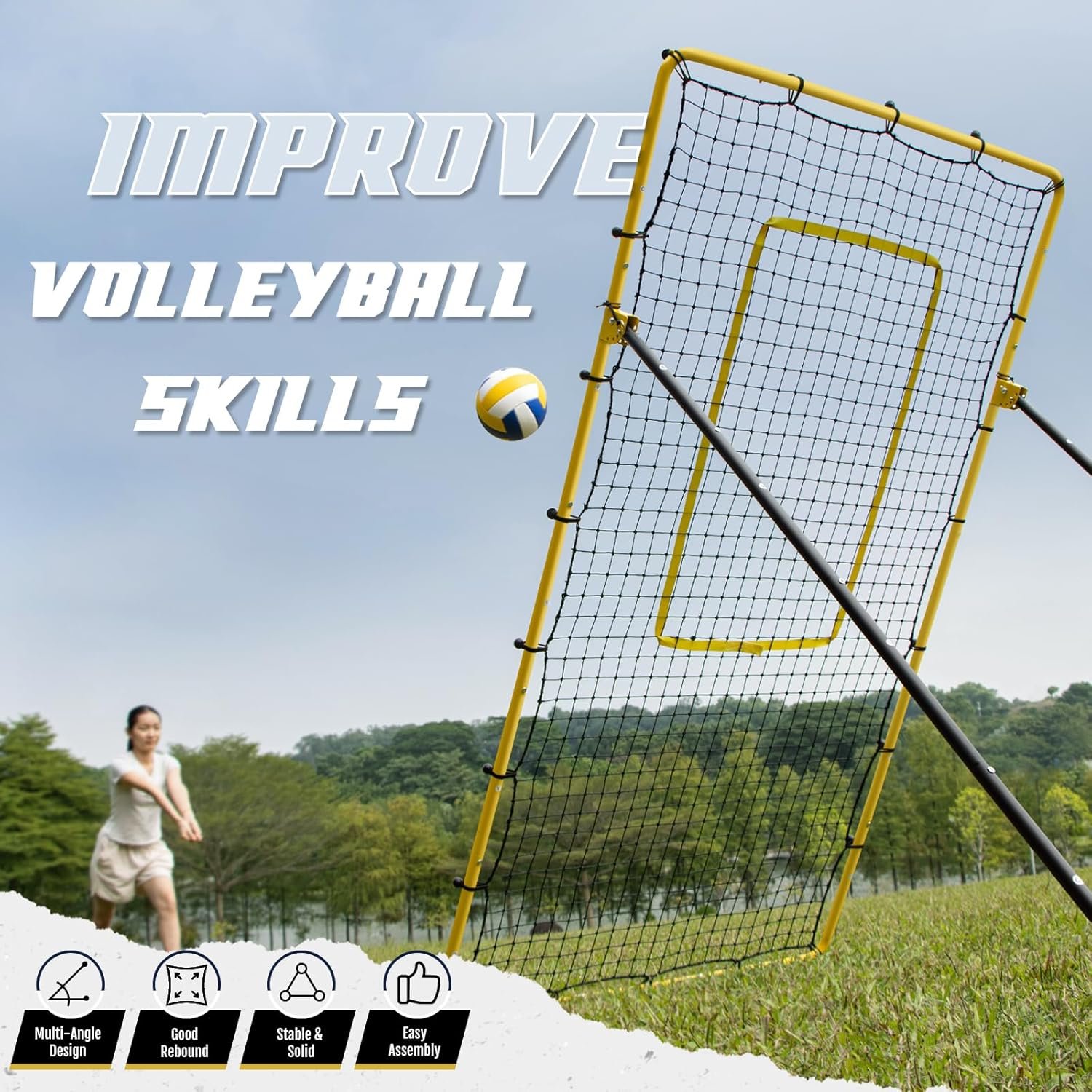 Newbyinn Volleyball Rebounder
