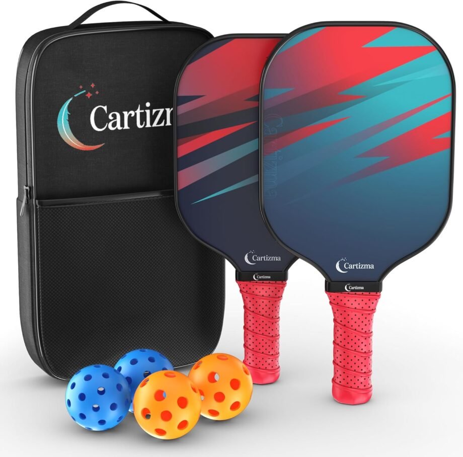 Serve Up the Fun: Unleashing the Joy of Pickleball with the Ultimate Fiberglass Paddle Set!
