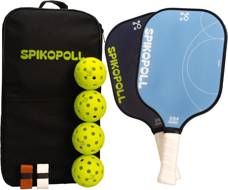 Smash into Fun: A Deep Dive into the SPI New by SPIKOPOLL Pickleball Paddles Duo!