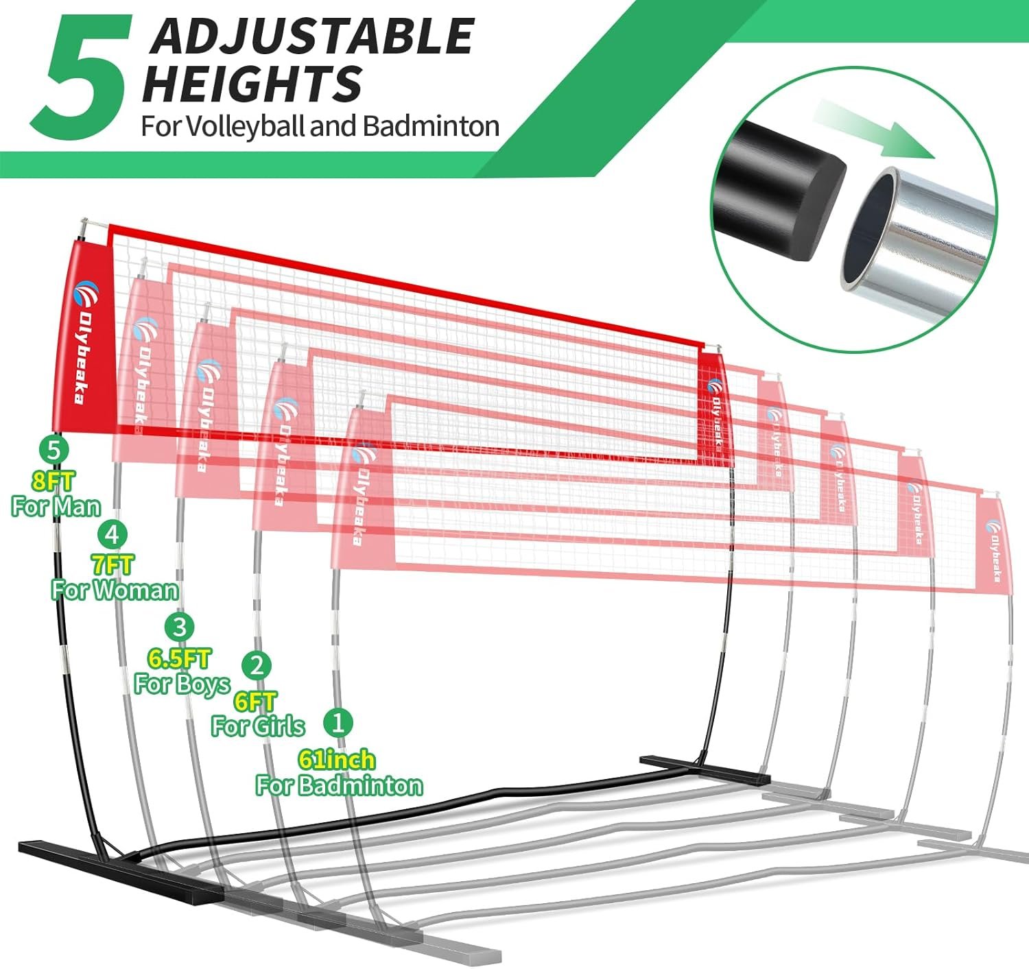 Olybeaka Volleyball Net