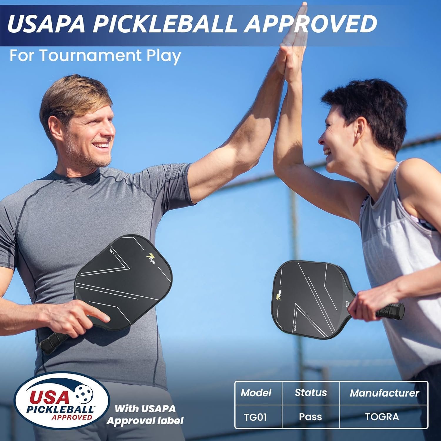 TOGRA Pickleball Paddle Set