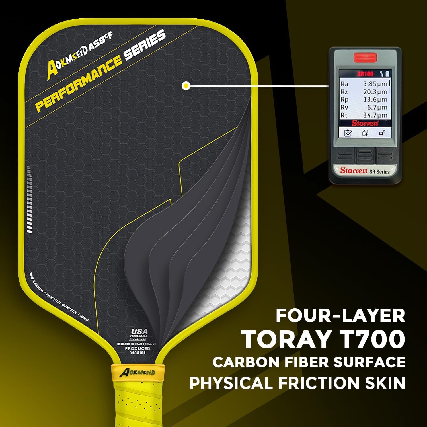 USAPA Approved T700 Pickleball Paddle