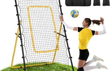 Bounce Back Like a Pro: A Review of the Adjustable Volleyball Rebounder Net 4x7 ft!