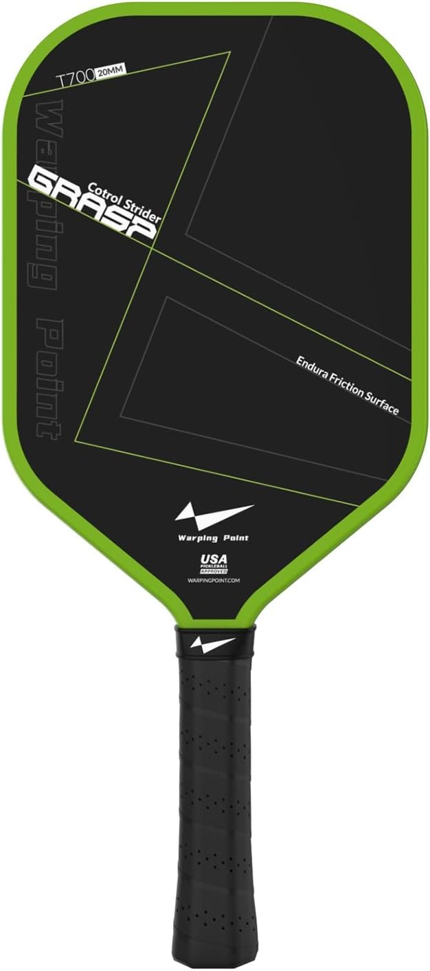 Spin Mastery: Unleashing the Power of the Warping Point Carbon Fiber Pickleball Paddle!