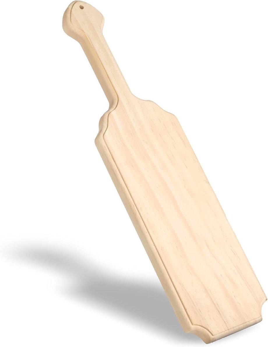 Crafting Memories: A Review of the Pllieay 15 Inch Unfinished Wooden Paddle for Your DIY Decor!