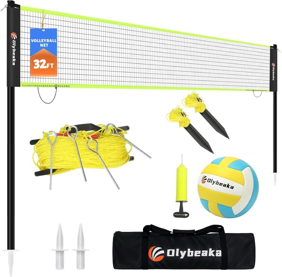 Smashing Good Times: The Ultimate Portable Outdoor Volleyball Net Set Review!