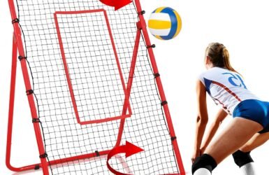Bounce Your Skills to New Heights with the 6-Angle Adjustable Volleyball Rebounder!