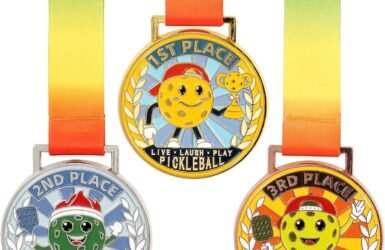 Ace Your Game with the Ultimate Pickleball Medals Set: Gold, Silver, and Bronze Awards for Champions!