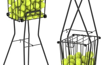 Tennis Ball Hopper: The Ultimate Foldable Caddy for Effortless Pickleball Collection!