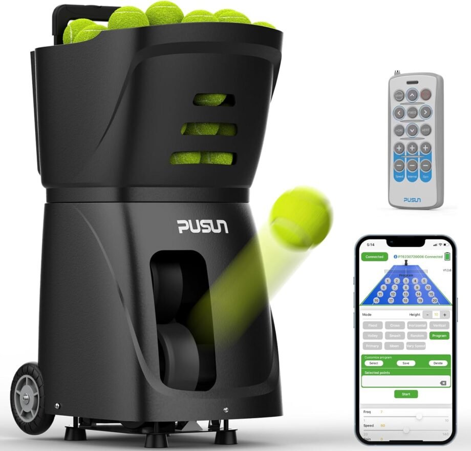 Serve Up Some Fun: The PT-Smart Tennis Ball Machine Review!