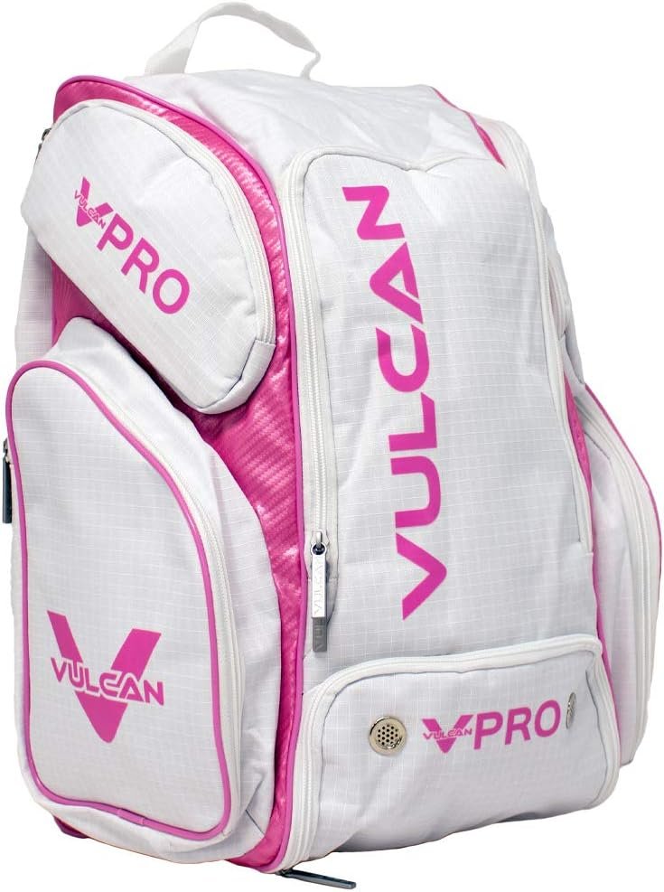 Game On: A Review of the Stylish Vulcan VPRO Pickleball Backpack in White and Pink!