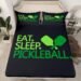 Serve Up Sweet Dreams: Jejeloiu Pickleball Bed Sheet Set for Future Champions!