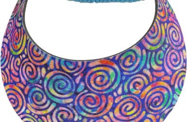 Swing into Style: The Pickleball Fashion Fabric Foam Sun Visor for Women!