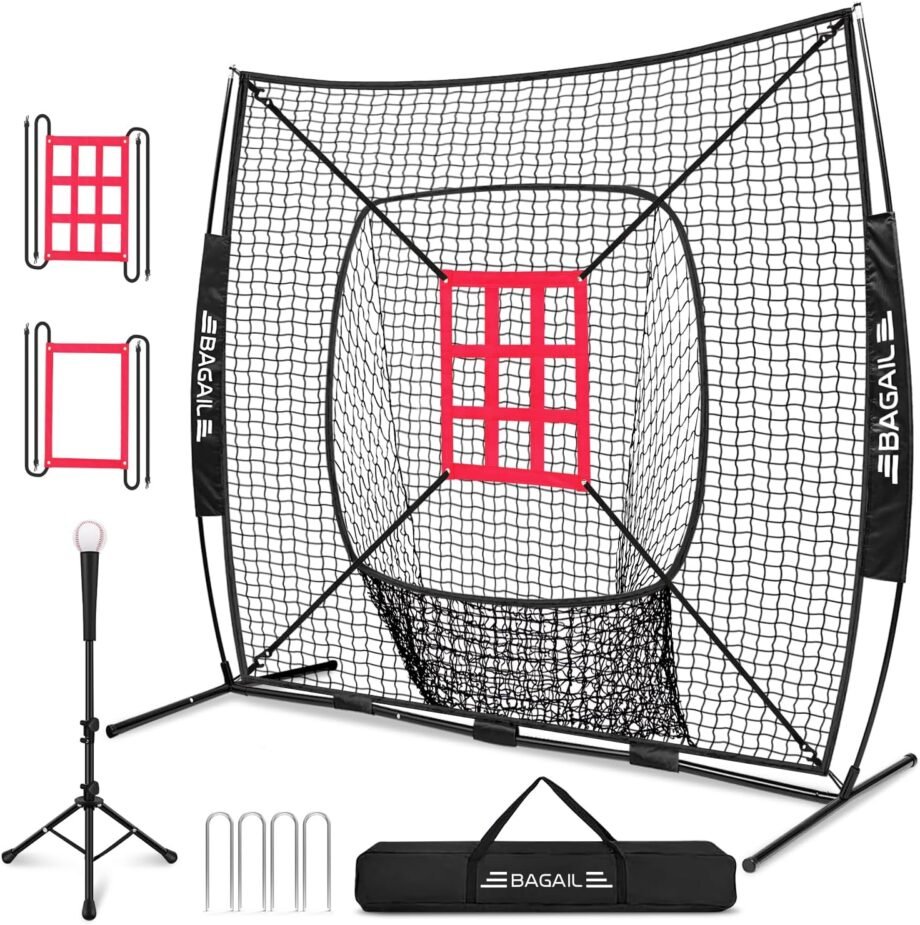 Swing Into Success: A Review of the BAGAIL 7x7 ft Baseball & Softball Practice Net!