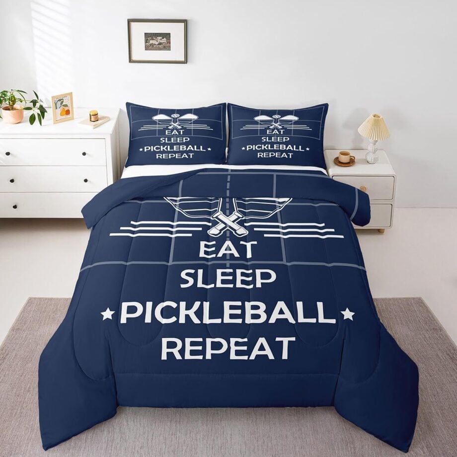 Serve Up Sweet Dreams: Feelyou Pickleball Bedding Set Review for Every Young Ace!