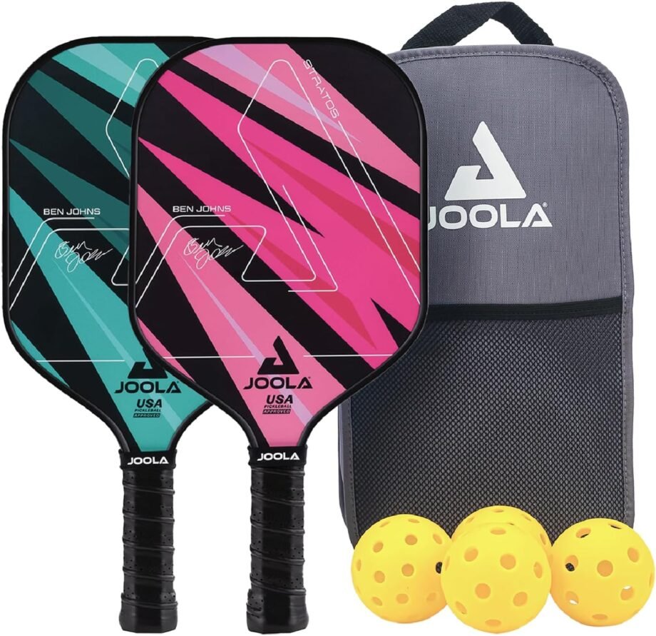 Serve Up Fun: JOOLA Pickleball Paddles Set of 2 – The Perfect Blend of Style and Performance!