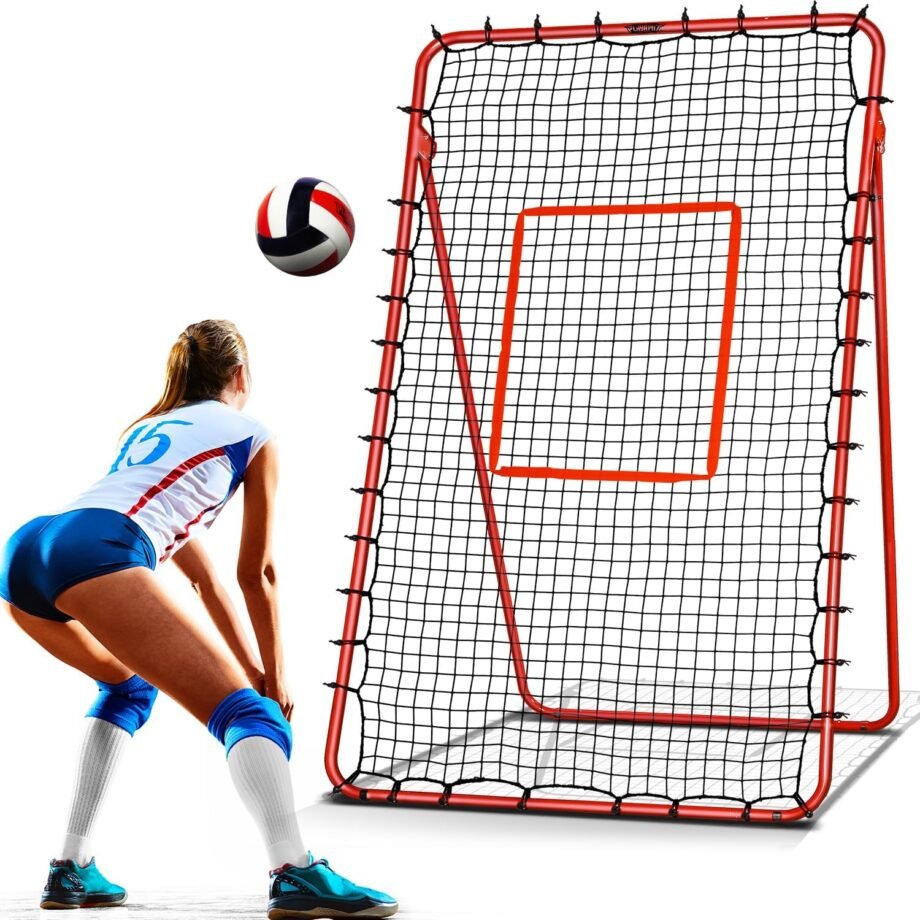 Bounce into Action: The 7x4FT Volleyball Rebounder Net Review!