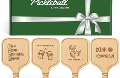 Swing into Fun: Pickleball Paddle Coasters that Serve Up Laughter!