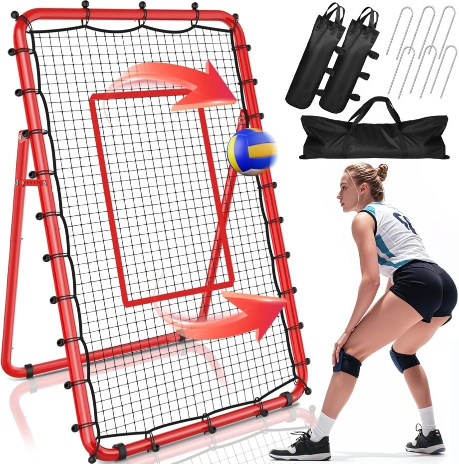 Bounce Into Action: A Review of the TomCare 7x4FT Volleyball Rebounder Net for Ultimate Training!