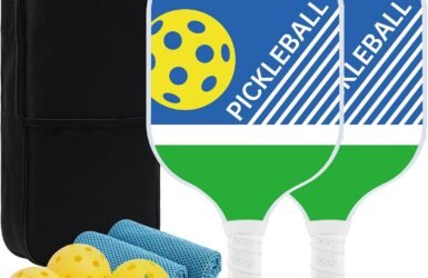 Unleash Your Game: A Review of the USAPA Approved Lightweight Pickleball Paddles Set!
