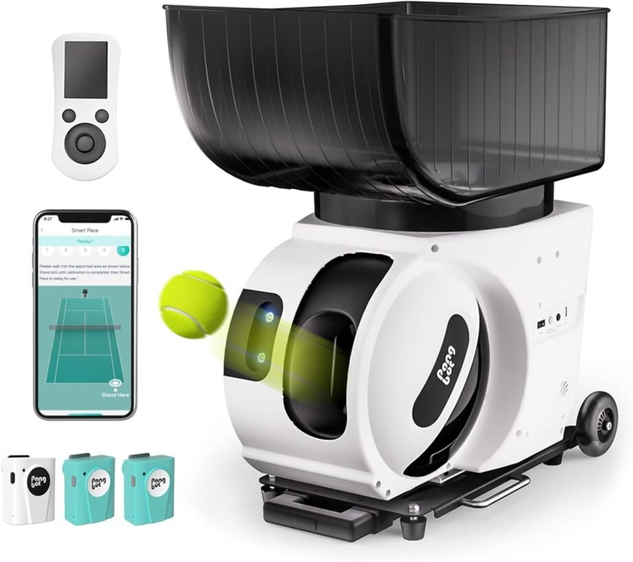 Serve Up Fun with the PONGBOT Tennis Ball Machine: Your Ultimate Partner for Perfecting Shots!