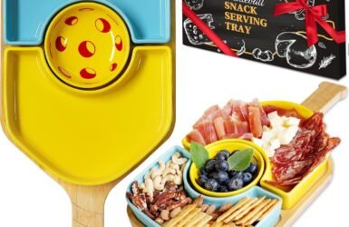 Serve Up Fun: The Pickleball Paddle Snack Tray Set Review!