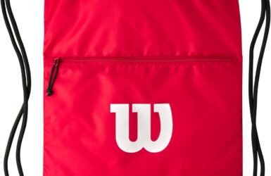 Get Ready to Rally: A Review of the WILSON Pickleball Drawstring Bag in Striking Red and White!