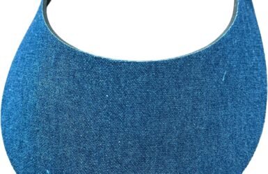 Game On in Style: The Denim Blue Pickleball Fashion Fabric Foam Sun Visor Review!