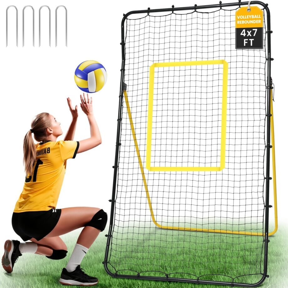 Unleash Your Skills with the BAGAIL Volleyball Rebounder Net: The Ultimate Bounce Back Training Companion!