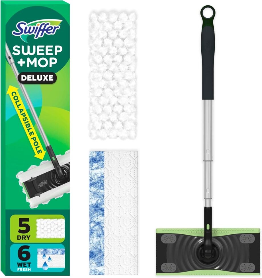 Swiffer Sweep & Mop Deluxe: The Ultimate Cleaning Duo for Sparkling Floors!
