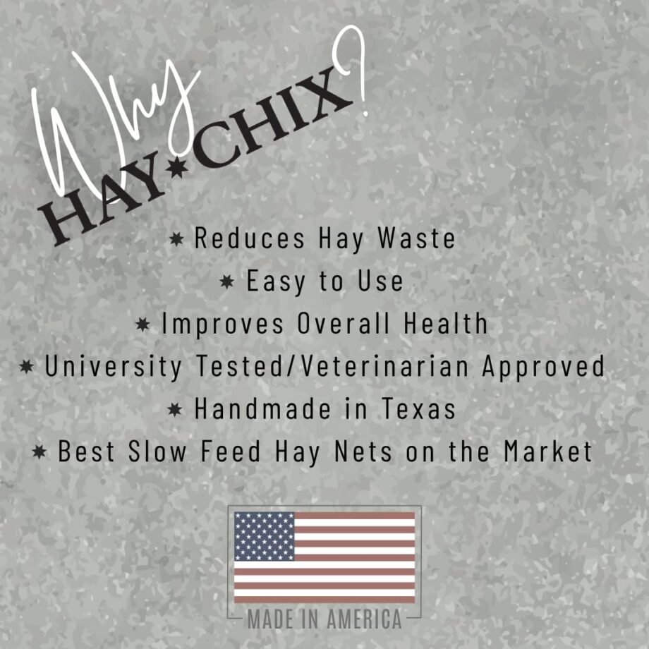 Hay Chix Hay Net: The Ultimate Slow Feed Solution for Happy Horses and Livestock!
