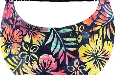 Pickleball Paradise: The Floral Tropics Sun Visor That Keeps You Stylish and Comfortable!