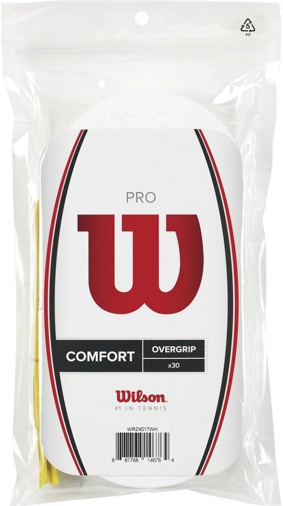 Grip It and Rip It: A Review of the WILSON Pro Overgrip 30-Pack in White!