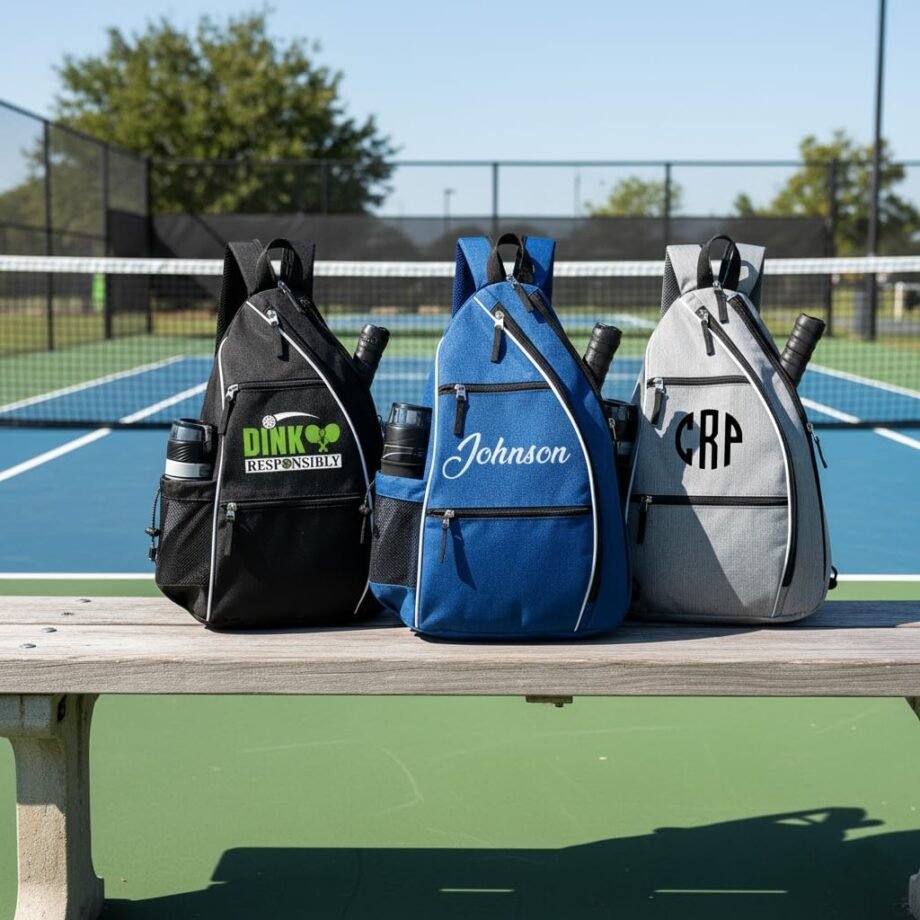 Ace Your Game with the Personalized Pickleball Sling Bag: The Ultimate Custom Gear for Champions!