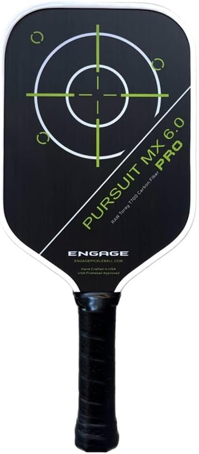 Unleash Your Game: Engage Pursuit Pro MX 6.0 Pickleball Paddle Review – The Power of Precision in Alpine Lime!